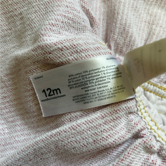 baby B’gosh Red & White Striped Overall Dress - Picture 6 of 6